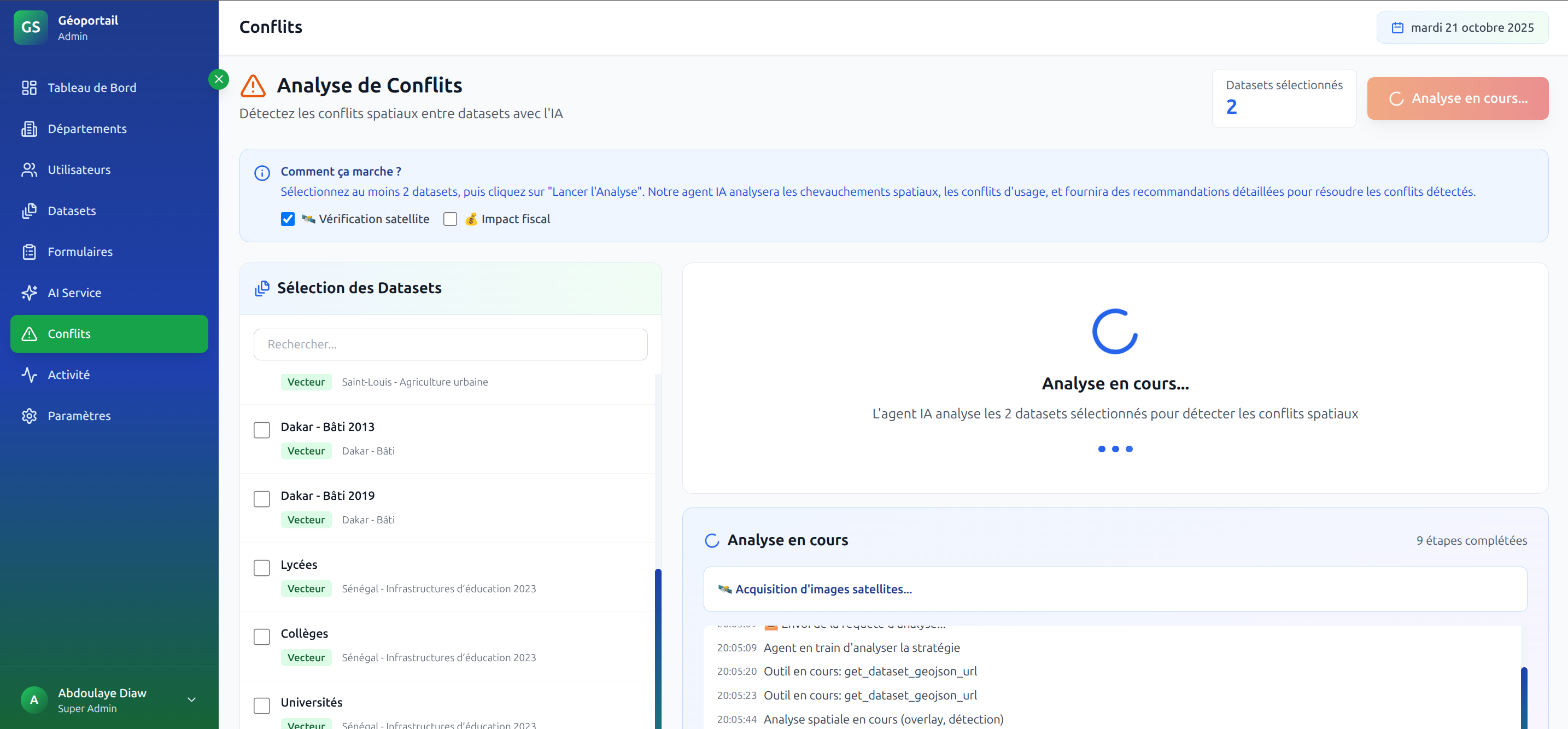 Conflict Resolution Interface